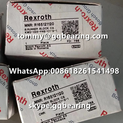 رکسروث R165122320 ماده فولادی نوع فلنج طول استاندارد ارتفاع استاندارد بلوک رنر