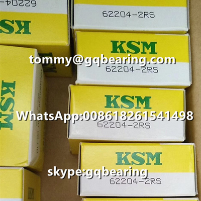 ژاپنی KSM 62207-2RS از لاستیک مهر و موم شده گلوله ای 35 x 72 x 23 میلی متر