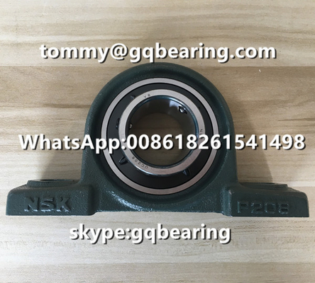 مواد آهن ریخته شده از ژاپن NSK UCP208D1 دو بولت بالش بلوک بال بیئر