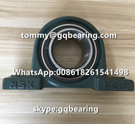 ژاپن منشأ مواد آهن ریخته NSK UCP216D1 دو بولت بالش بلوک بال بیئر