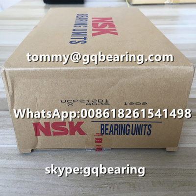 مواد آهن ریخته از ژاپن NSK UCP212D1 دو بولت بالش بلوک بال بیئر