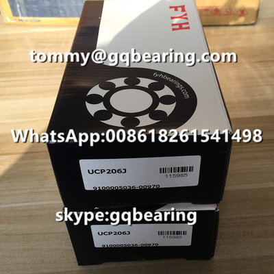 مواد آهن ریخته شده FYH UCP206J دو بولت بالش بلوک بال بیئر