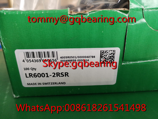 INA LR6001-2RSR لاستیک مهر و موم ردیاب رولر حامل مواد فولاد کروم / فولاد ضد زنگ