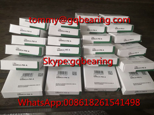 Gcr15 مواد فولادی آلمان منشأ INA GAKL14-PW-A استند پای پایانی GAKL14-PW-A پایانی صاف کروی