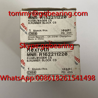 مواد فولاد کربن Rexroth R205A79420 Runner Block KWE-030-FNS-C0-N-1 Ball Rail RunnerBlock