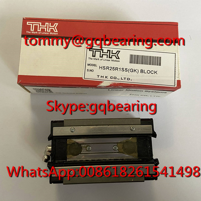 THK HSR25R1SS(GK) حرکت اسلاید چرخدار خطی HSR25R بلوک خطی فولاد ضد زنگ
