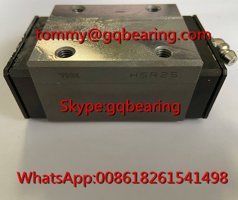 THK HSR25R1SS(GK) حرکت اسلاید چرخدار خطی HSR25R بلوک خطی فولاد ضد زنگ