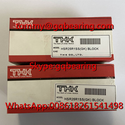 THK HSR25R1SS(GK) حرکت اسلاید چرخدار خطی HSR25R بلوک خطی فولاد ضد زنگ