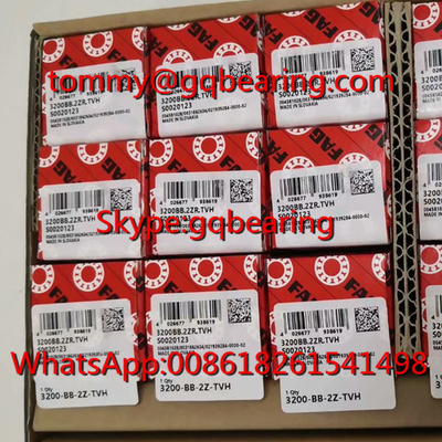 اسلوواکی منشأ FAG 3203-BD-XL-2Z-TVH قفس نیلونی دو ردیف گوشه ای لوله تماس 3203-BD-2Z-TVH