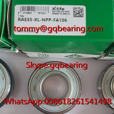 Gcr15 مواد فولادی INA RAE35-XL-NPP-FA106 لوله ای شعاعی با گردن قفل کنونی
