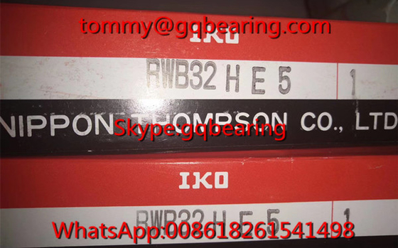 منشأ ژاپن Gcr15 مواد فولادی IKO RWB32HE5 محموله رولر خطی دقیق