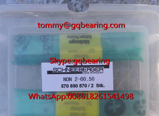 مواد فولادی مقاوم به خوردگی SCHNEEBERGER NDN 2-60.50 میز ضد اصطکاک کوچک NDN2-60.50 پرت اسلایدی خطی