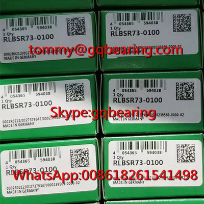 GCR15 مواد فولادی INA RLBSR73-0100 ماشین نساجی لاغری تک ردیف لاغری گلوله ای شکاف عمیق