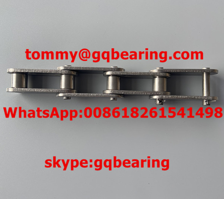 50.8mm SUS316 C2080H زنجیره ناقل دو طرفه ضد خوردگی فولاد ضد زنگ