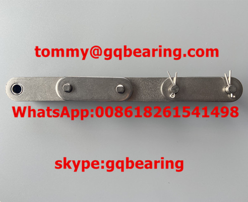 50.8mm SUS316 C2080H زنجیره ناقل دو طرفه ضد خوردگی فولاد ضد زنگ