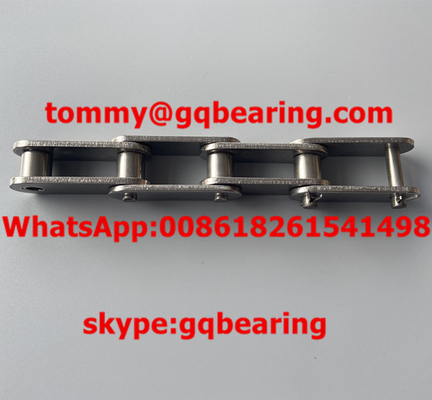 50.8mm SUS316 C2080H زنجیره ناقل دو طرفه ضد خوردگی فولاد ضد زنگ
