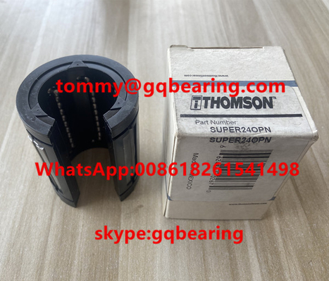 نوع باز پلاستیک خطی بال بیئر SUPER24OPN 38.1mm سوراخ حرکت خطی بال بیئر